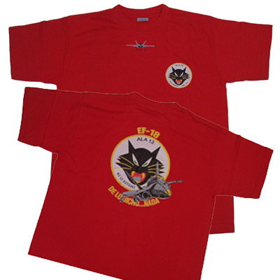 Camiseta ALA 12 EF-18 rojo